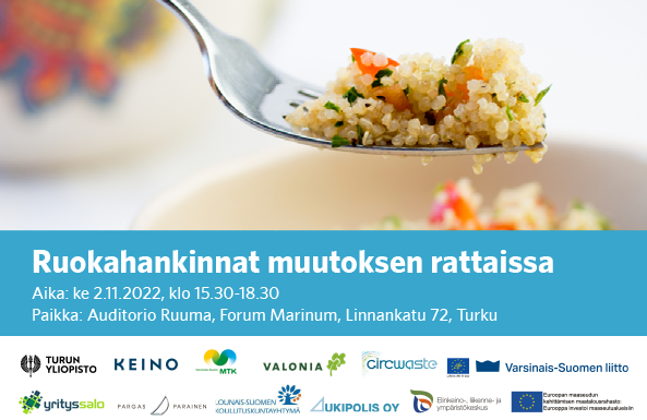 Ruokahankinnat muutoksen rattaissa - Varsinais-Suomen liitto
