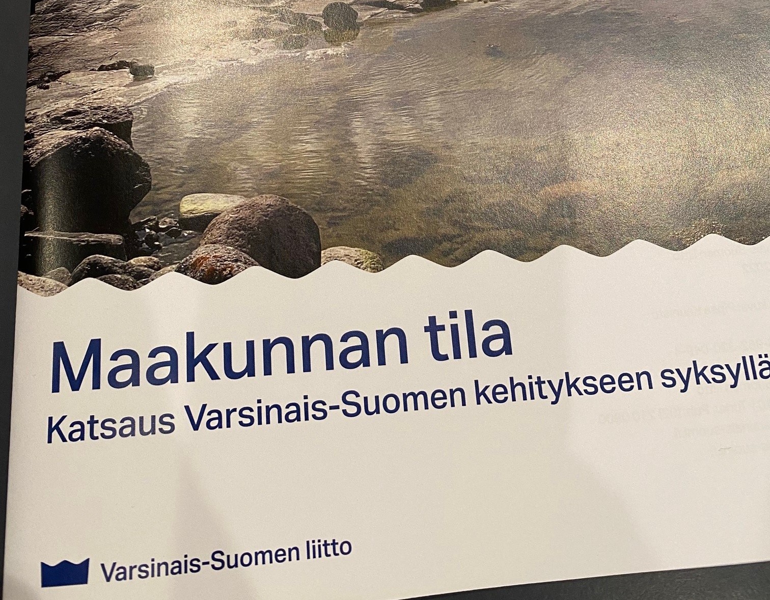 Tuore maakunnan tila käsittelee väestönkehitystä, Saaristomeren tilaa ja  viimeaikaista työllisyyskehitystä - Varsinais-Suomen liitto