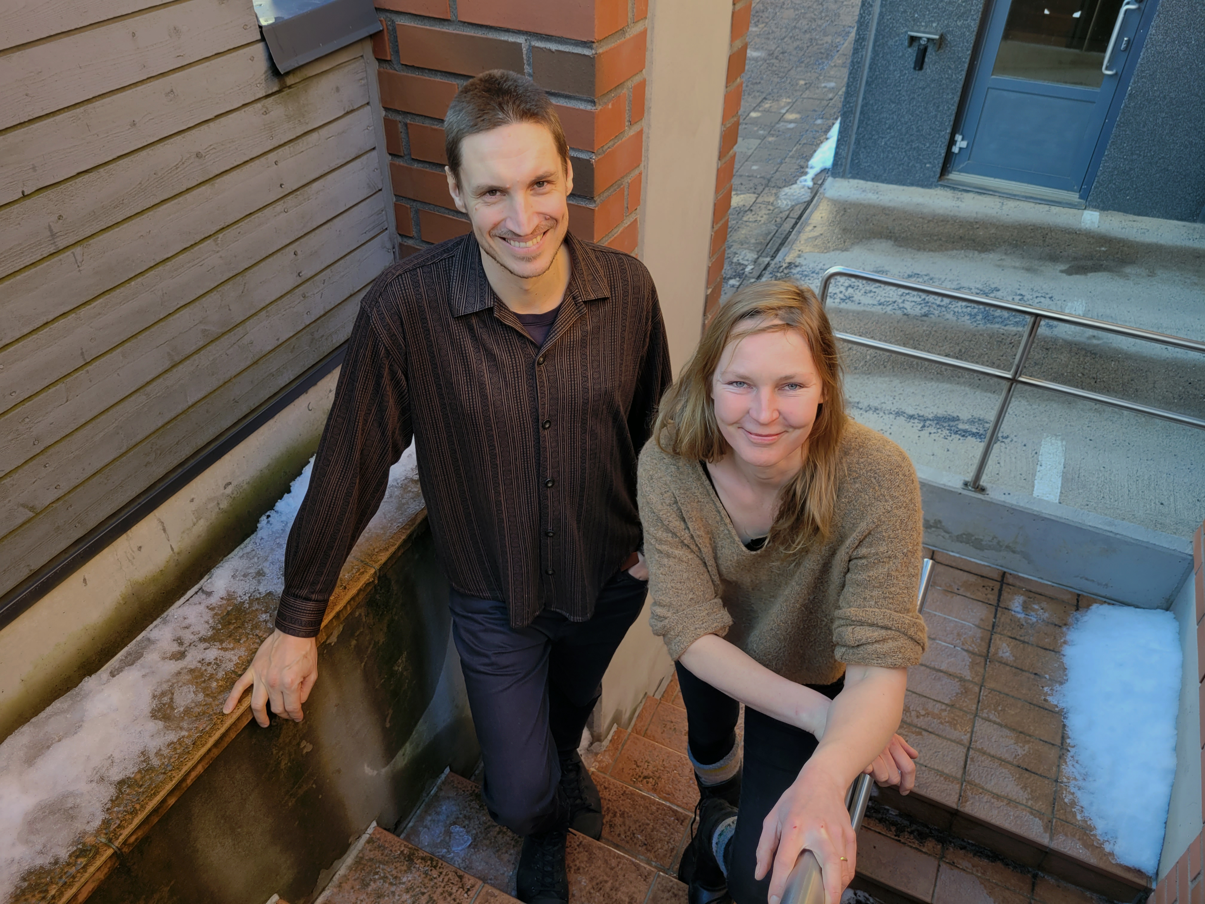 Kristian Jalava ja Johanna Yliportimo.