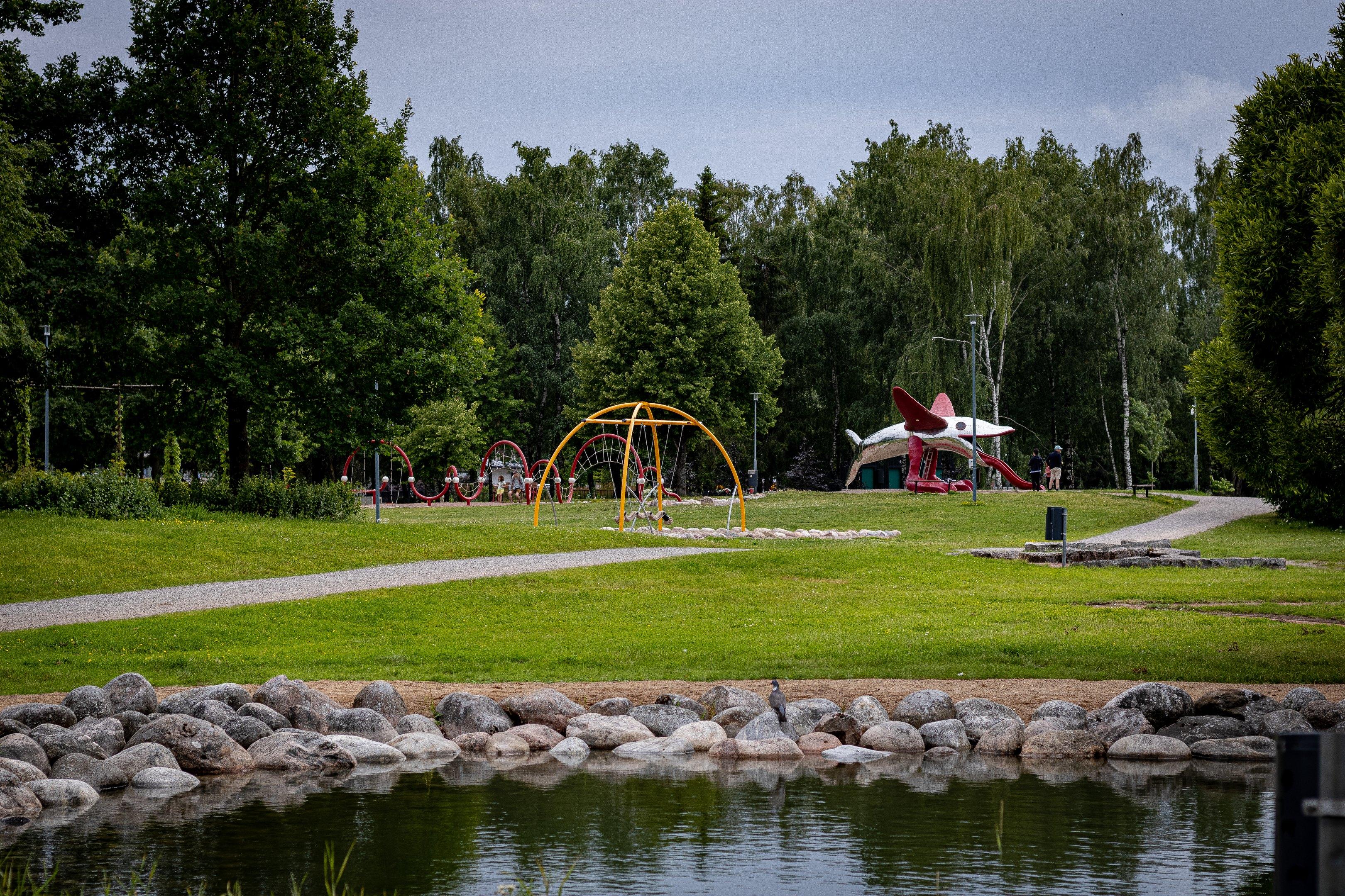 Kesäinen leikkipuisto Paraisilla