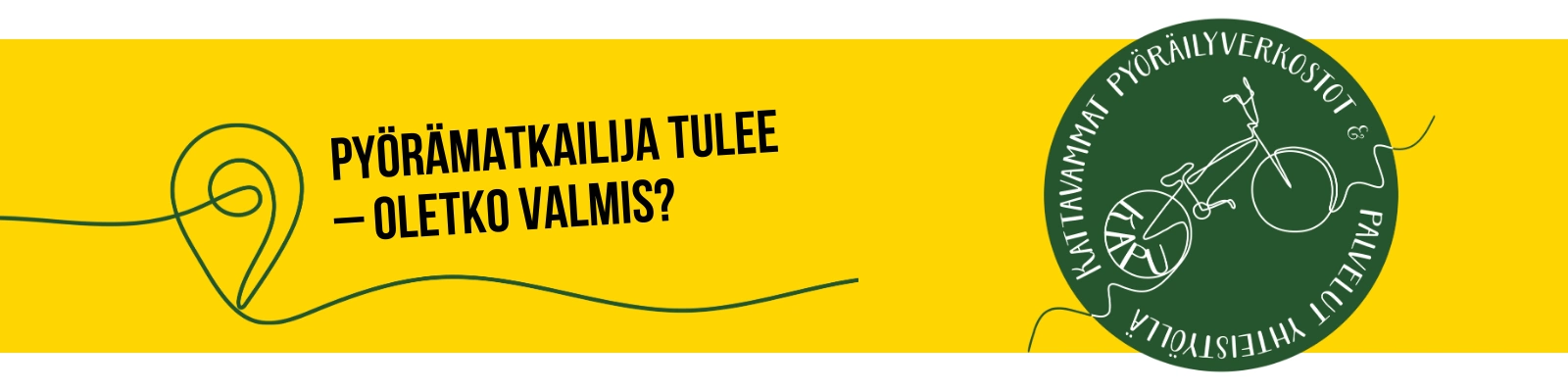 Pyörämatkailusta nostetta kyläyhteisöille ja -taloille!  Keskustelutilaisuus ja pyöränhuoltoa